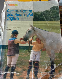 Image of Communicative and meaningful english 3 SLTP