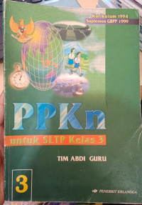 Image of PPKn untuk SLTP Kelas 3