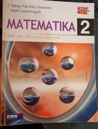 Image of Matematika SMP dan MTs untuk Kelas VIII
