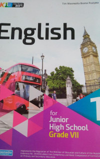 Image of English for Junior High School Grade VII 1