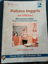 Image of BAHASA INGGRIS UNTUK SLTP/MTS KELAS 2