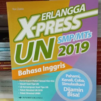 Image of Erlangga X-Press UN Smp/Mts 2019 Bahasa Inggris