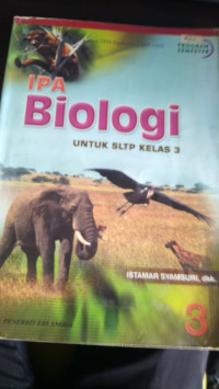 Image of Ipa Biologi untuk SLTP Kelas 3