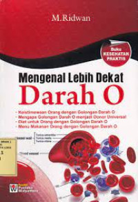 Image of Mengenal Lebih dekat Darah O