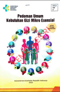 Image of Pedoman Umum Kebutuhan Gizi Mikro Esensial