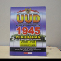 Image of UUD Undang-undang Dasar Negara Republik Indonesia 1945 Perubahan