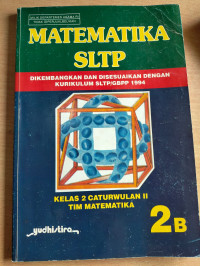 Image of MATEMATIKA SLTP KELAS 2 CATURWULAN II TIM MATMATIKA